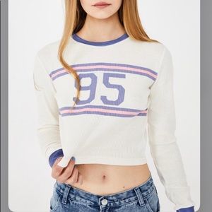 Delia’s Way Back When ribbed tee